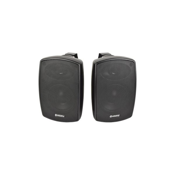 AVF-SS1B Pair of IP44 Rated Water Resistant Speakers & Cables - Black